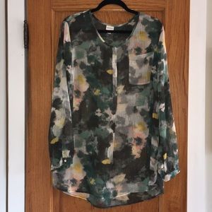 Merona multi-colored tunic blouse